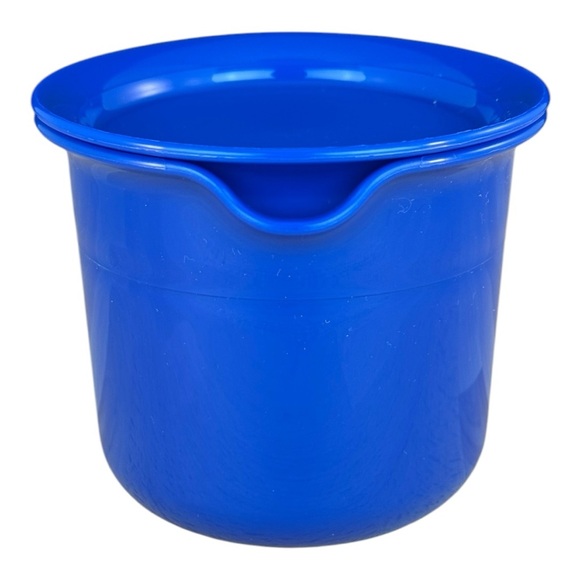 Tupperware Mexico Exclusive Blue Sugar Bowl with Lid Tupperware Azucarera - Picture 5 of 10